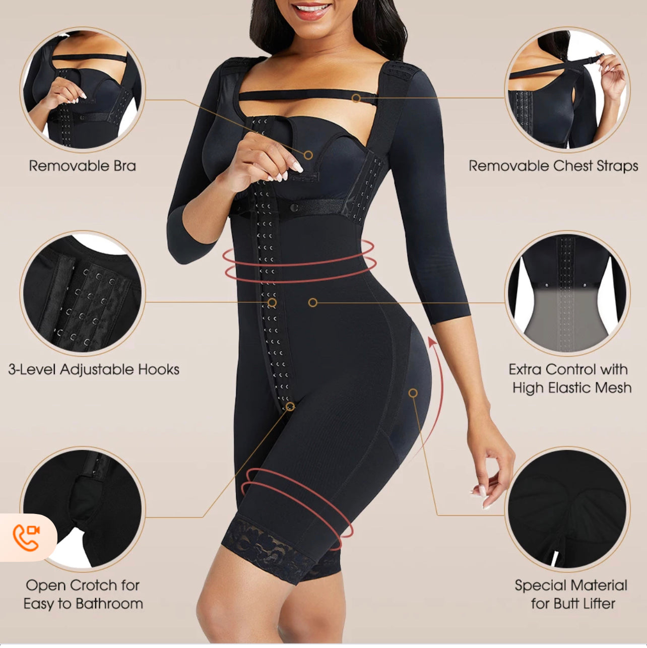 AirSlim™ Post Surgery Firm Control Full Body Shaper