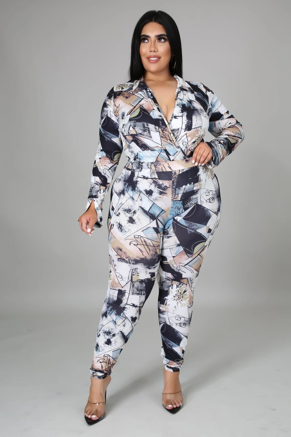 Panama Coast Bodysuit Legging Set