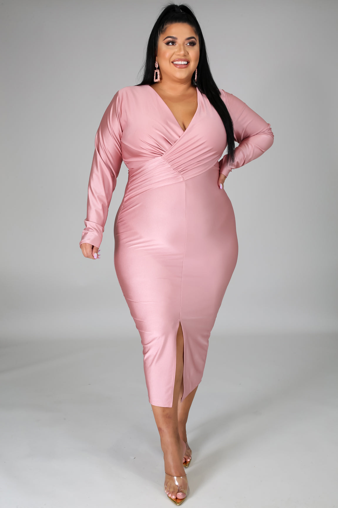 KATE V-NECK SEXY BODY-CON DRESS
