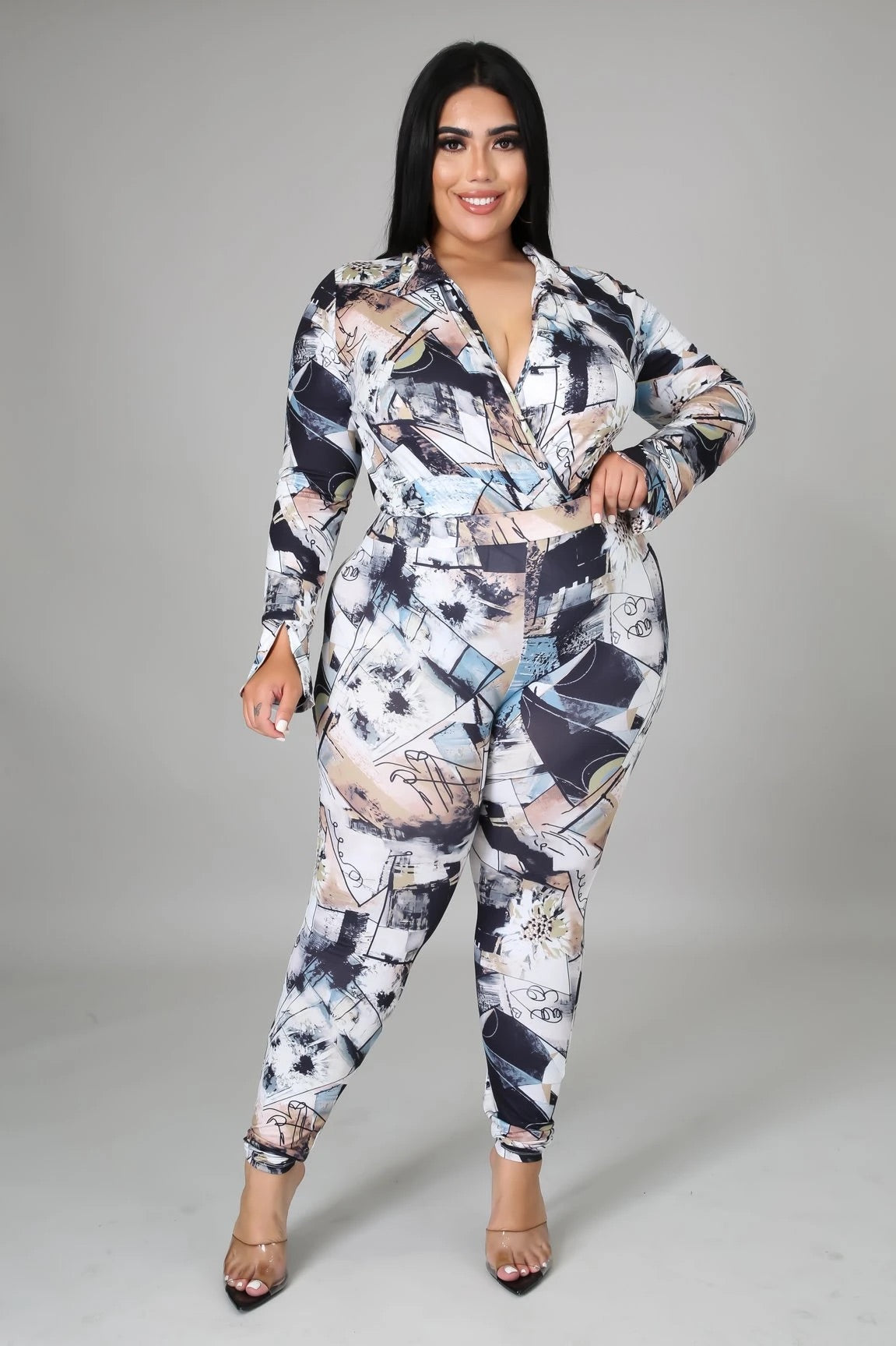 Panama Coast Bodysuit Legging Set