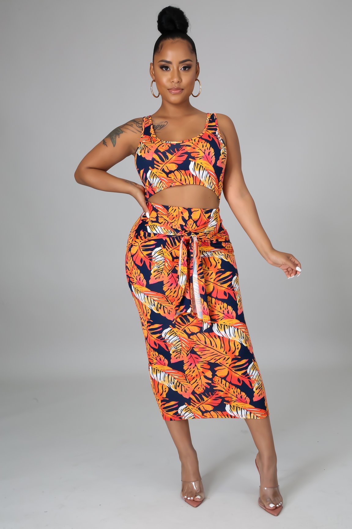 VACA VIBES SKIRT SET
