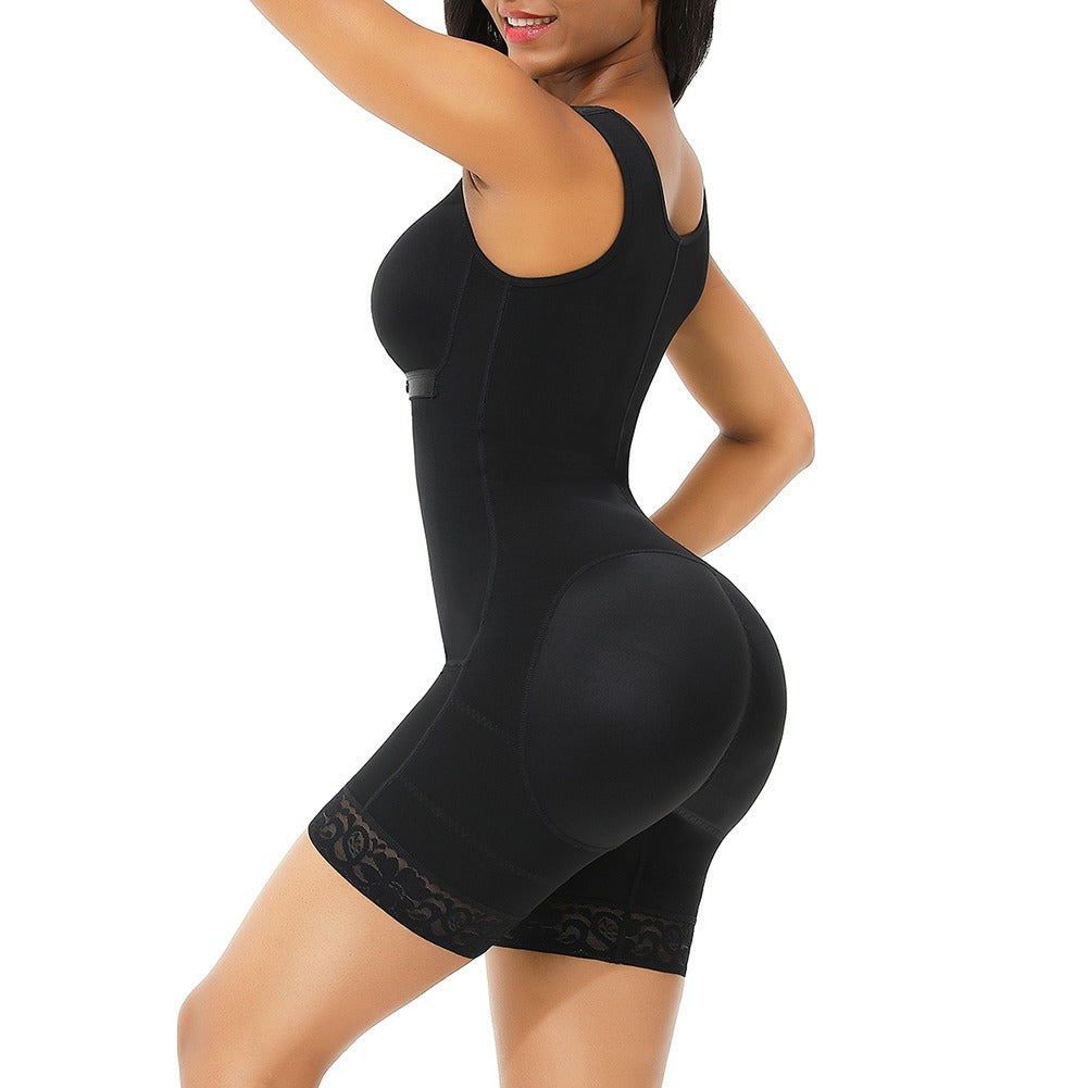 Full Coverage Body Shaper with Side Zipper