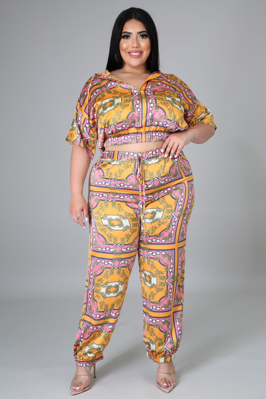 Patricia Crop Hoodie Set