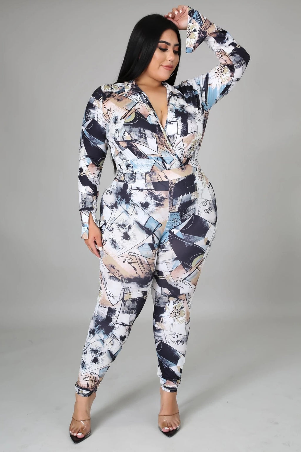 Panama Coast Bodysuit Legging Set