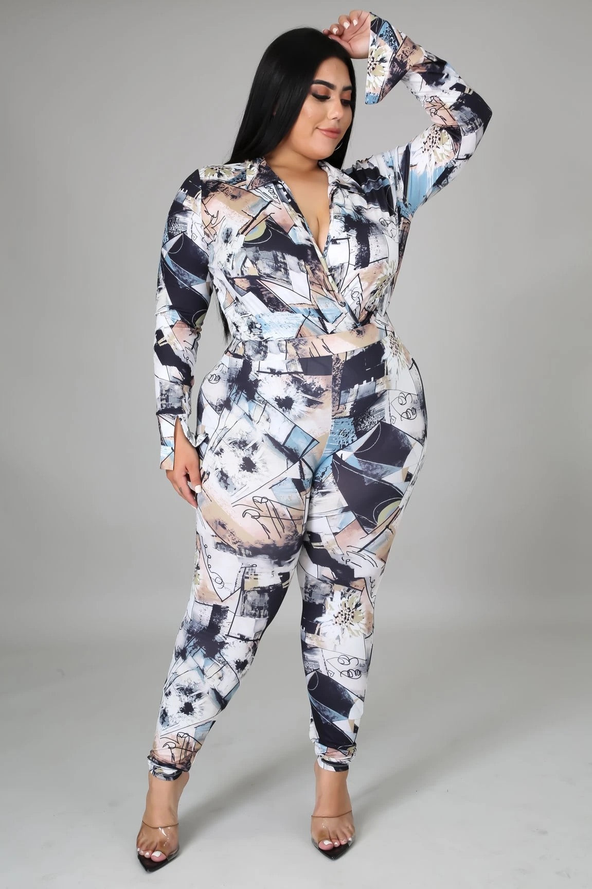 Panama Coast Bodysuit Legging Set
